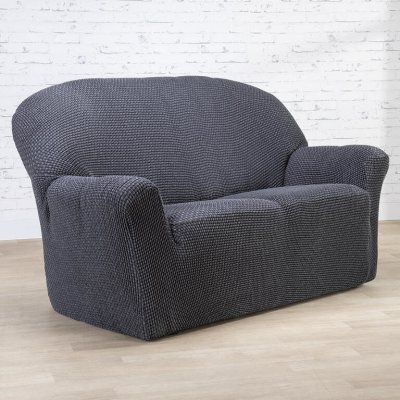 Nueva Textura strečový potah na sedačku - dvojkřeslo Niagara antracitový 140 -180 cm – Hledejceny.cz