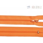 Zip spirálový 3mm nedělitelný 50cm oranžová – Zboží Mobilmania
