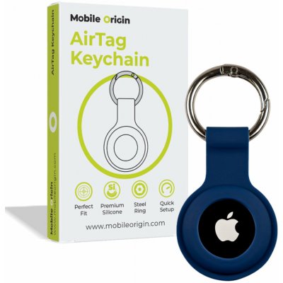 Mobile Origin AirTag klíčenka Modrá FRL-ATKC-BLU – Zboží Živě