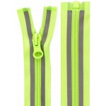 Reflexní spirálový zip No 5 délka 75 cm – dělitelný zip na bundy a mikiny – Hledejceny.cz