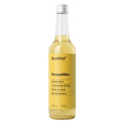 Sirupárna Domácí Pampeliškový Sirup 0,5 l – Zboží Dáma