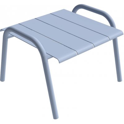 Ezeis Fleole Hliníkový zahradní odkládací stolek 45 x 50 cm modrá