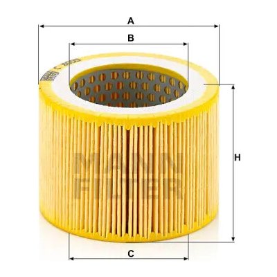 MANN FILTER Vzduchový filtr C 8005 – Hledejceny.cz