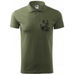 polokošile E-myslivost Lovecká s motivem daňka – Zboží Dáma