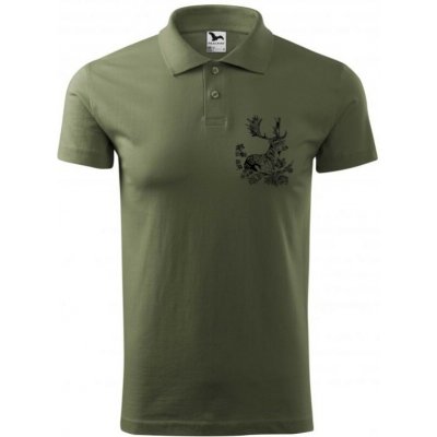 polokošile E-myslivost Lovecká s motivem daňka – Zboží Dáma