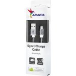 ADATA AMUCAL-100CMK-CSV Micro USB, 1m, stříbrný – Zboží Mobilmania