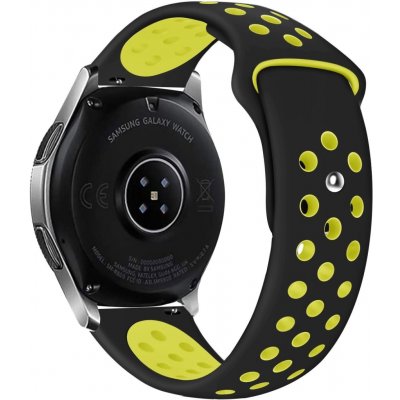 Eternico Sporty Universal Quick Release 22mm Vibrant Yellow and Black AET-U22SP-YeBl – Zboží Živě