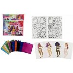 Teddies Kreativní sada módní návrhářka kouzlení fóliovými obrázky v sáčku 23,5x23cm 00310059-XG – Hledejceny.cz