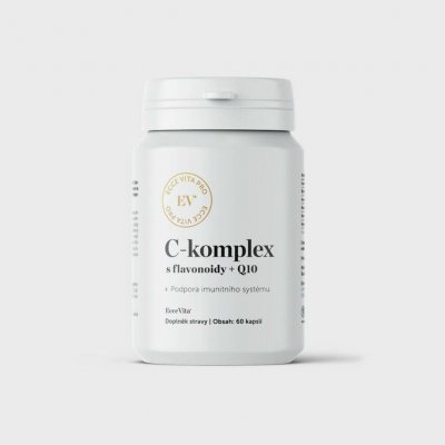 Ecce Vita Vitamín C-komplex s flavonoidy + Q10 60 kapslí – Hledejceny.cz