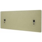 Design-Shop Akustický panel na stůl HWC-G75 dvoustěnná látka/textil 60 x 140 cm zelená – Zboží Dáma