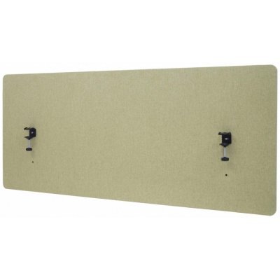 Design-Shop Akustický panel na stůl HWC-G75 dvoustěnná látka/textil 60 x 140 cm zelená – Zboží Dáma