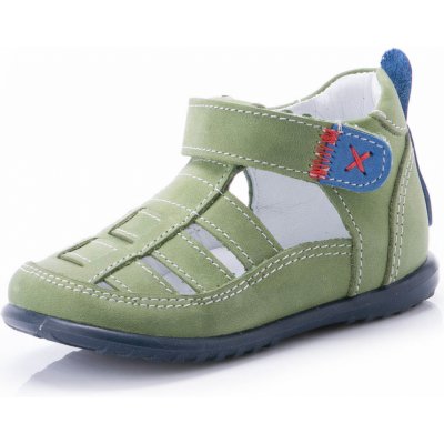 Emel dětské kožené sandálky E1079-12 zelená