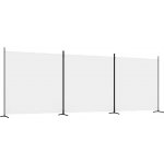 zahrada-XL 3dílný paraván bílý 525 x 180 cm textil – Zboží Dáma