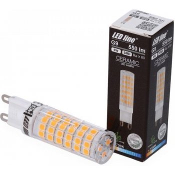 LED line LED žárovka G9 6W, 550lm, 220-240V [245947, 245954] Teplá bílá