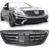 PROTEC Přední maska Mercedes S-Class W222 2013–2020 - černá, lesklá+noční vidění