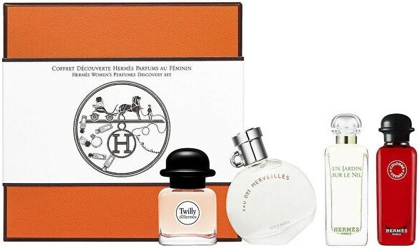 Hermès Miniatury Hermès EDC 7,5 ml + EDP 7,5 ml + 2 x EDT 7,5 ml