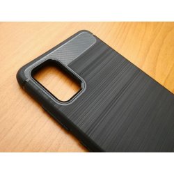 Pouzdro Jelly Case Samsung Galaxy A51 - Carbon Lux - černé