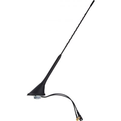 Aktivní TOP FLEX 60°AM-FM/DAB anténa Škoda, VW s RAKU/SMB konektorem – Zboží Živě