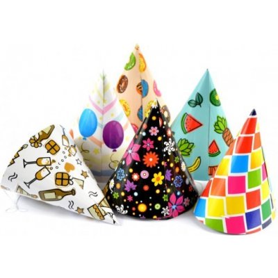 MFP Párty klobouček papírový 16 cm 6 ks 1042018 – Zboží Dáma