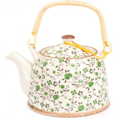 ManuTea Čajová konvice se sítkem 900 ml květinový dekor II. – Zboží Dáma