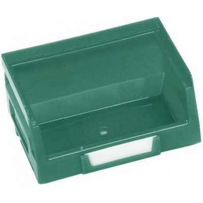 Manutan Plastový box 5,5 x 10,3 x 9 cm, zelený