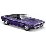 Maisto Dodge Challenger R T Convertible 1970 Purple 1:24 – Sleviste.cz