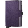 Pouzdro na doklady a karty Secrid Twinwallet Crisple Purple