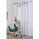 Dekorační záclona s kroužky SOFIA bílá 140x260 cm (cena za 1 kus) MyBestHome – Hledejceny.cz