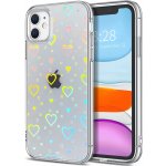 Rainbow heart proměnlivý kryt pro Apple iPhone 16 – Zboží Mobilmania