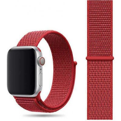 SES Nylonový pásek pro chytré hodinky Apple Watch 45 mm 7.série - červený 9939 – Zbozi.Blesk.cz