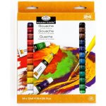 Kvašové barvy, sada se štětci – Zbozi.Blesk.cz