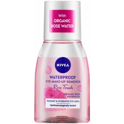 Nivea Rose Touch dvoufázový odličovač očí a make-upu 100 ml – Zbozi.Blesk.cz