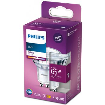Philips LED žárovka 929001381258 230 V, GU10, 5 W = 65 W, teplá bílá, A++ A++ E , reflektor