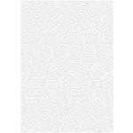 Ozdobný embosovaný papír III bílý A4 – Zboží Dáma