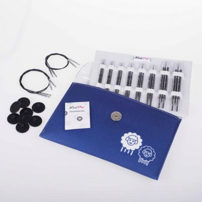 Sada výměnných kruhových jehlic Knit Pro NOVA METAL (zkrácené jehlice) – Zboží Dáma
