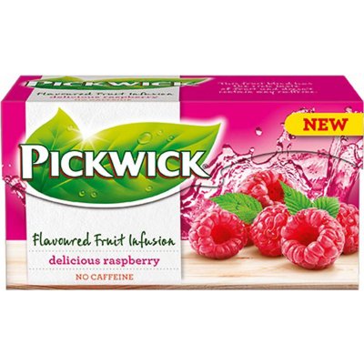 Pickwick Flavoured Fruit Infusion Delicious Raspberry 20 x 2 g – Zboží Mobilmania