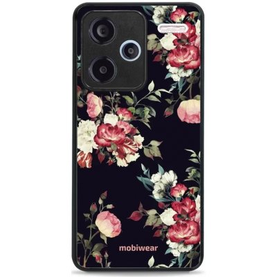 Mobiwear Glossy Xiaomi Redmi Note 13 Pro Plus 5G - G040G - Růže na černé – Zboží Živě
