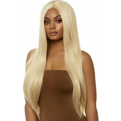 Leg Avenue Long Straight Center Part Wig Blond – Zboží Dáma