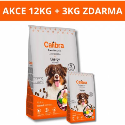 Calibra Dog Premium Line Energy 15 kg – Hledejceny.cz