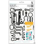 Sizzix Vyřezávací šablona hudební nástroje 23 ks – Zboží Dáma