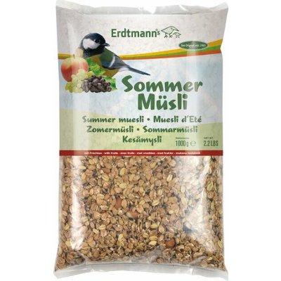 Erdtmanns Letní krmivo pro ptáky Sommermüsli 1 kg – Zboží Mobilmania