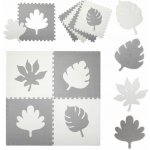 MoMi Hrací podložka FELI pěnové puzzle šedé 4 ks – Zboží Dáma