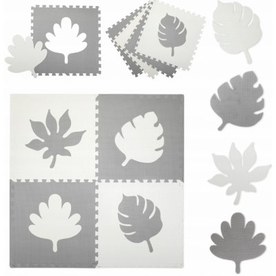 MoMi Hrací podložka FELI pěnové puzzle šedé 4 ks – Zboží Dáma