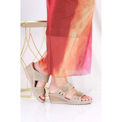 Lemon tree pantofle na klínku LY29-5BE – Sleviste.cz