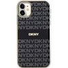 Pouzdro a kryt na mobilní telefon Apple DKNY Repeat Pattern Tonal Stripe kryt s MagSafe pro iPhone 11 - černý 57983120239