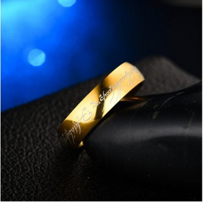 Ziskoun Prsten Pán prstenů zlatý SR000055 – Zboží Mobilmania