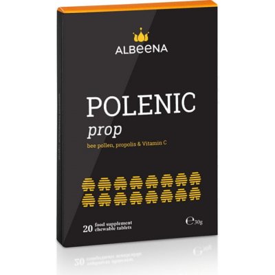 Albeena Včelí pyl s propolisem a vitamínem C, 20 tablet