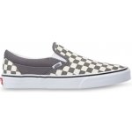 Vans Classic Slip-On Checkerboard pewter/true whi dámské letní boty – Zboží Mobilmania