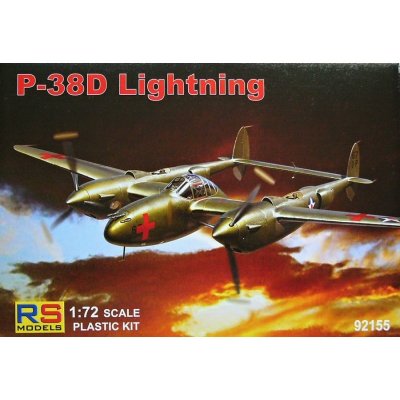 RS Models P-38D Lightning 3x camo 92155 1:72