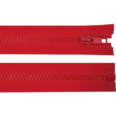 Prima-obchod Kostěný zip No 5 délka 75 cm bundový, barva 148 červená – Hledejceny.cz